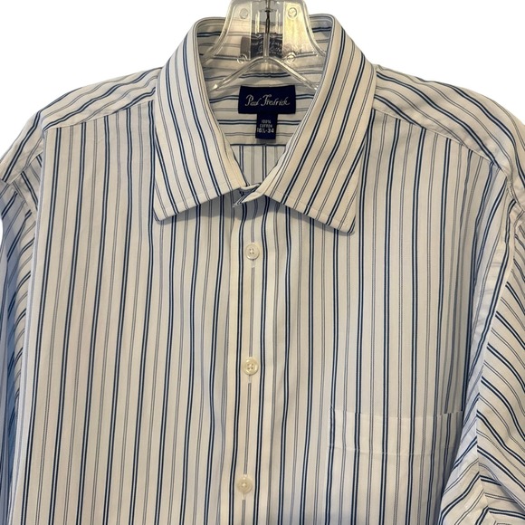 Paul Frederick Finest Long Staple Cotton Dress Shirt 16.5-34 preowned - Picture 2 of 6